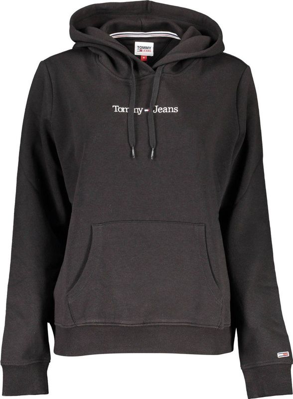 Tommy Jeans, Dames, Sweatshirts & Hoodies, Zwart, Maat: XS Katoen,