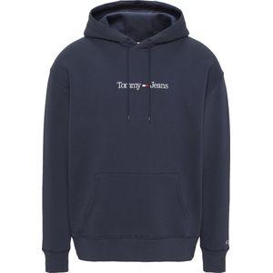 Tommy Jeans, Heren, Sweatshirts & Hoodies, Blauw, Maat: L Katoen,