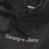 Tommy Hilfiger, Heren, Sweatshirts & Hoodies, Zwart, Maat: S Katoen,