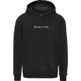 Tommy Hilfiger, Heren, Sweatshirts & Hoodies, Zwart, Maat: S Katoen,