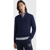 Tommy Hilfiger - Pima Org Ctn Mock Half Rits Trui