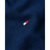 Tommy Hilfiger heren coltrui katoen - Pima Org Ctn Cashmere Roll Neck - blauw