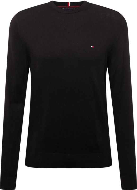 Tommy Hilfiger - Gebreide Pullover - Zwart - Organisch Katoenmengsel