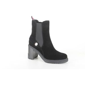 Tommy Hilfiger Outdoor High Heel Boot Enkellaarsjes Dames - Zwart