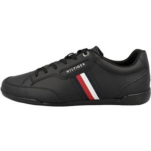 Men's Tommy Hilfiger Classic Low Top Cupsole Trainers In Black - Maat 40