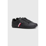 Tommy Hilfiger Sneaker Classic Lo Cupsole Leer heren Cupsole Sneaker , Zwart , 43 EU