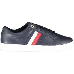 Tommy Hilfiger Blauwe Leren Sneakers voor Dames