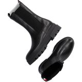Tommy Hilfiger Monochromatic dames chelseaboot Zwart