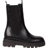 Tommy Hilfiger Monochromatic dames chelseaboot Zwart