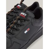 Tommy Jeans - EM0EM01080 - Sneakers - Zwart - Leer/Nylon/Polyurethaan