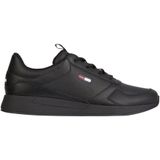 Tommy Jeans - EM0EM01080 - Sneakers - Zwart - Leer/Nylon/Polyurethaan