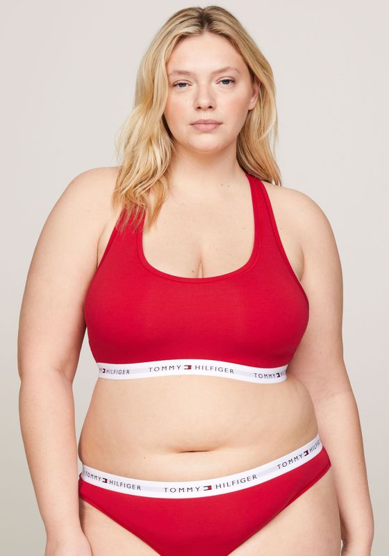 TOMMY HILFIGER - UW0UW04002 - Sport Bh - Zwart - Katoen