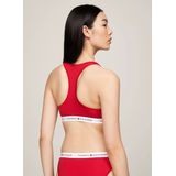 Tommy Hilfiger - Racerback-BH - Grijs - Katoen - Sportieve Rug