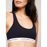 Tommy Hilfiger - Racerback-BH - Grijs - Katoen - Sportieve Rug
