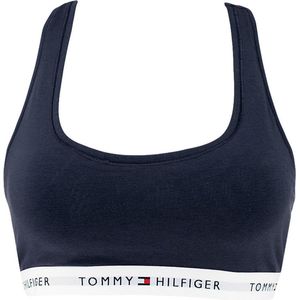 Tommy Hilfiger - Racerback-BH - Grijs - Katoen - Sportieve Rug