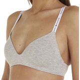 Tommy Hilfiger - Triangel-bh - Lichtgrijs - Tweekleurige Optiek