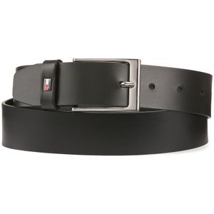 Leren riem Layton 3,5cm TOMMY HILFIGER. Leer materiaal. Maten 95 cm. Zwart kleur