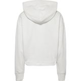 Tommy Hilfiger - Cropped Hoodie - Wit - Katoen