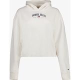Tommy Hilfiger - Cropped Hoodie - Wit - Katoen
