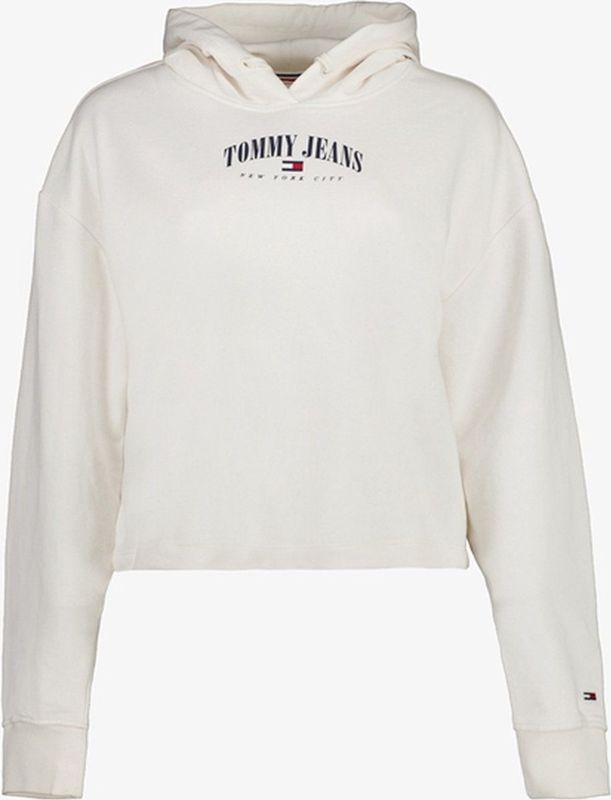 Tommy Hilfiger - Cropped Hoodie - Wit - Katoen