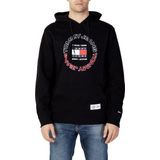 Tommy Hilfiger - Longsleeve Hoodie - Zwart - Katoen