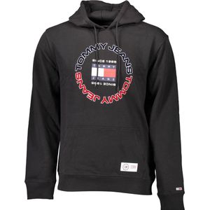 Tommy Hilfiger - Longsleeve Hoodie - Zwart - Katoen