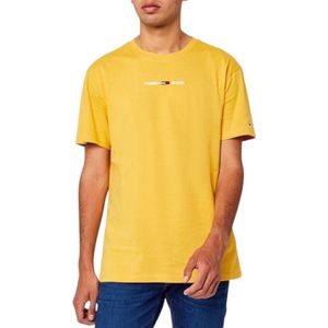 Tommy Jeans, Heren, Tops, Geel, Maat: M