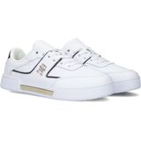 Tommy Hilfiger - Witte Sneakers - Dames - Leer - Klassiek Ontwerp