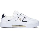 Tommy Hilfiger - Witte Sneakers - Dames - Leer - Klassiek Ontwerp