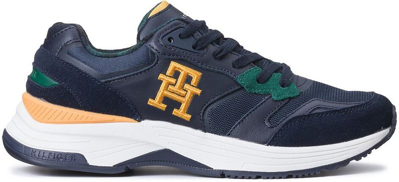 Tommy Hilfiger - FM0FM04415 - Sneakers - Blauw - Suède