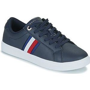 Tommy Hilfiger Dames Essential Stripes Sneaker 903 Cupsole, Ruimte Blauw, 36 EU
