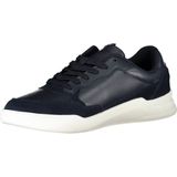 Tommy Hilfiger - Blauwe Leren Sneakers - Heren - 45 EU - Polyester