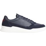 Tommy Hilfiger - Blauwe Leren Sneakers - Heren - 45 EU - Polyester