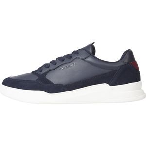 Tommy Hilfiger - Blauwe Leren Sneakers - Heren - 45 EU - Polyester