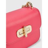 Tommy Hilfiger Micro Turnlock Mini Bag Schoudertas Leer 11 cm pink splendor