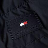 Tommy Hilfiger - Branded Hooded Jacket - Heren Jas - Blauw - Gerecycled Polyester