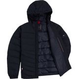 Tommy Hilfiger - Branded Hooded Jacket - Heren Jas - Blauw - Gerecycled Polyester