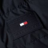 Tommy Hilfiger - Branded Hooded Jacket - Heren Jas - Blauw - Gerecycled Polyester