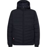 Tommy Hilfiger - Branded Hooded Jacket - Heren Jas - Blauw - Gerecycled Polyester