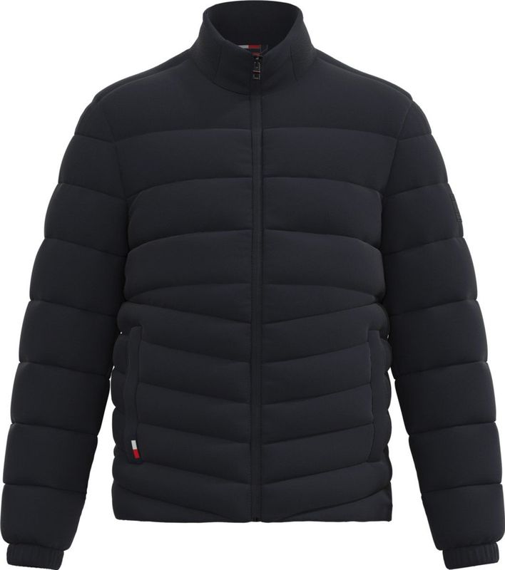 Tommy Hilfiger - Heren Jas zomer Branded Collar Jacket - Blauw