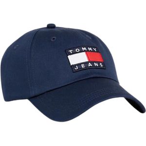 Tommy Jeans, Blauwe pet voor heren van Tommy Hilfiger Jeans Blauw, Heren, Maat:ONE Size