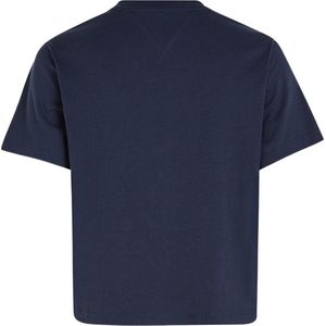 Tommy Hilfiger TJW CLS Serif Linear Dames T-Shirt - Blauw