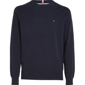 Tommy Hilfiger Pullover O Hals Navy Heren Regular fit
