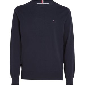 Tommy Hilfiger - Pullover O-Hals Navy - Heren - Regular-fit