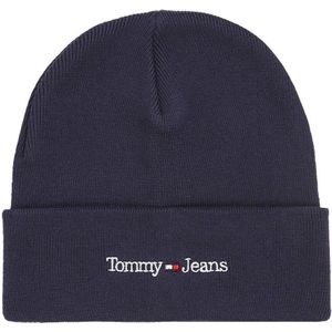 Tommy Jeans Gebreide muts voor heren, Twilight Navy, One size