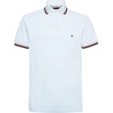 Tommy Hilfiger 1985 Rwb Tipped Slim Polo - heren poloshirt - lichtblauw