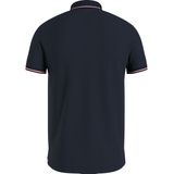 Tommy Hilfiger 1985 Rwb Tipped Slim Polo - heren poloshirt - donkerblauw