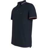 Tommy Hilfiger 1985 Rwb Tipped Slim Polo - heren poloshirt - donkerblauw