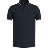 Tommy Hilfiger 1985 Rwb Tipped Slim Polo - heren poloshirt - donkerblauw