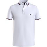 Tommy Hilfiger 1985 Rwb Tipped Slim Polo - heren poloshirt - wit